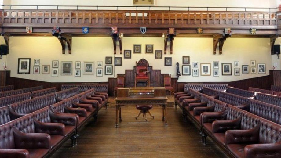 Picture of the Cambridge Union's Debating Chamber