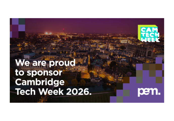 PEM are proud to sponsor Cambridge Tech Week Graphic