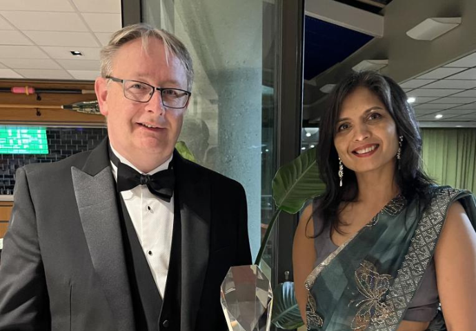 Asa Burrows, CEO and Babita Devi, CCO, of SKC Games Studio