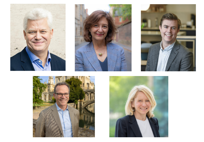 Deborah Prentice, Andy Neely OBE, Kathryn Chapman, Michael Anstey, Jim Glasheen
