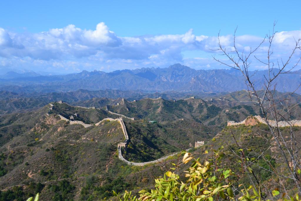  A section of the Great Wall of China