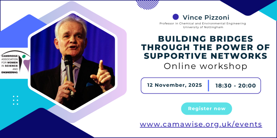 Dr Vince Pizzoni, CamAWiSE Building Bridges through the Power of Supportive Networks webinar