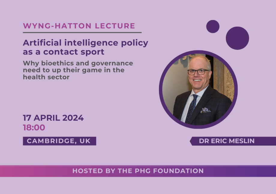 Artificial intelligence policy as a contact sport with Dr Eric Meslin