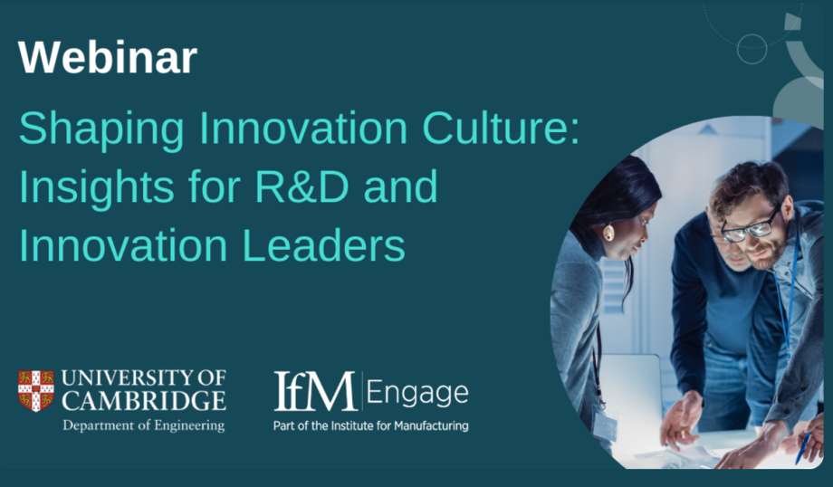 Webinar - Shaping Innovation Culture