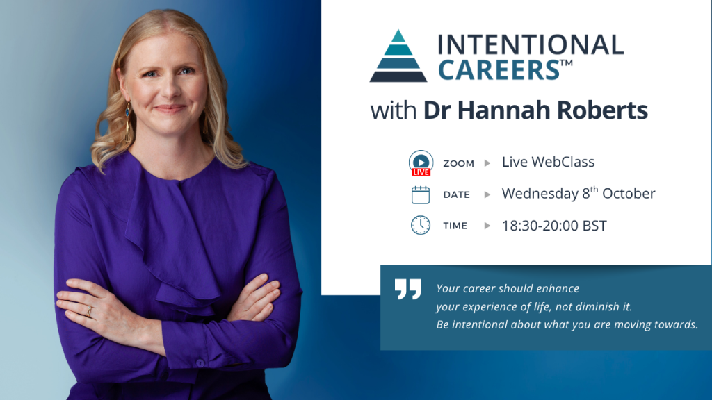 Dr Hannah Roberts for CamAWiSE - Intentional Careers Online Workshop