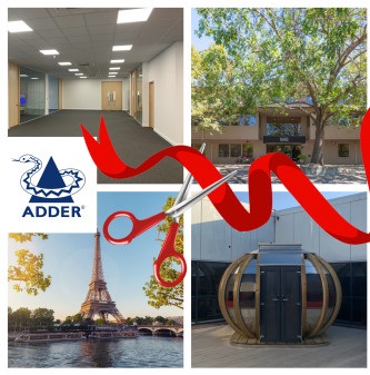 Adder collage signifying expansion in Europe and US