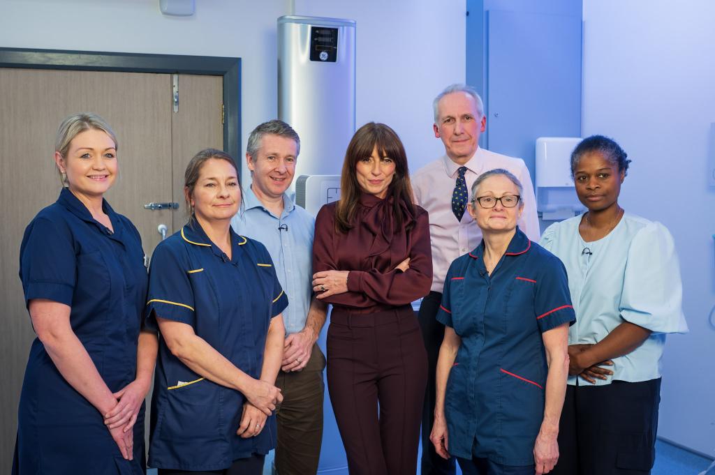 Davina McCall and NHS staff