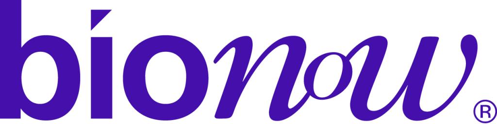 BioNow words in purple