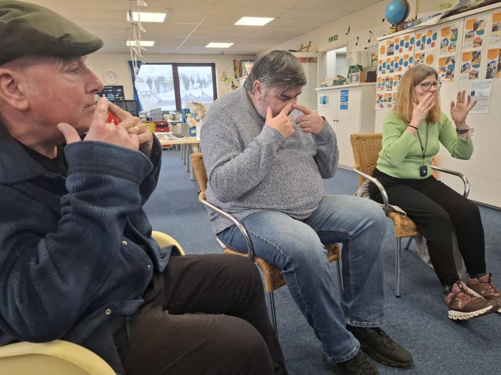Chair-based exercise session