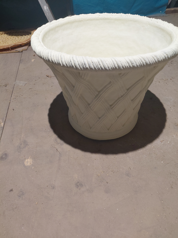 large woven pot