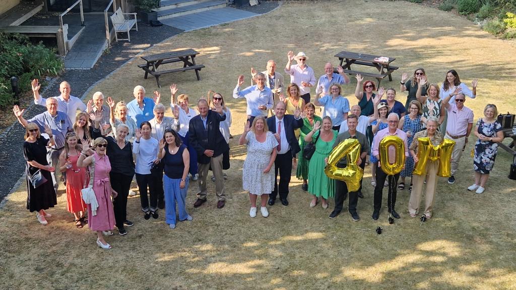 1. President, Vice Presidents, Staff, Trustees, Ambassadors and Volunteers at the celebration event