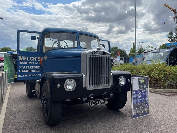 Vintage Scammell lorry from 1958