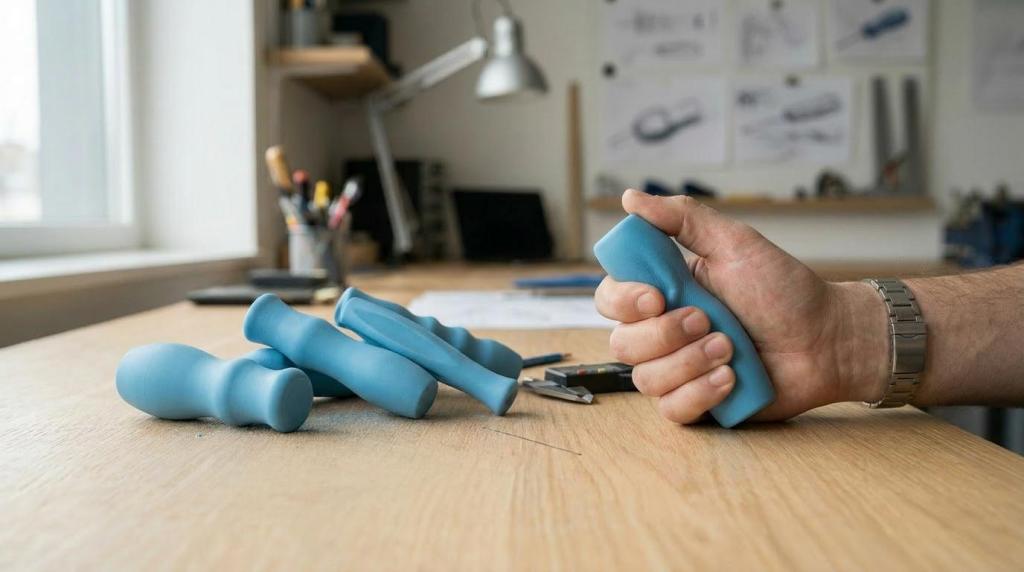 Blue foam ergo models