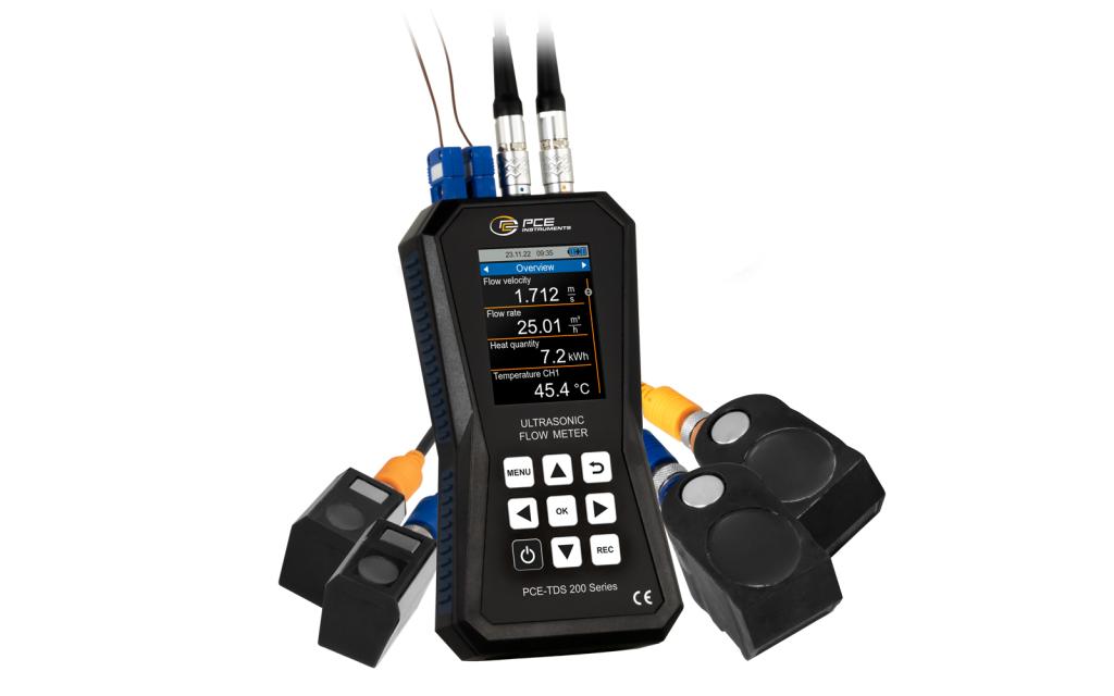 PCE-TDS 200+ ultrasonic flow meter