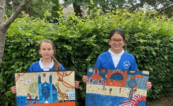 Winners of William Westley, from left to right: Evelina Y, Lois C