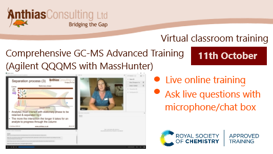 Advanced GC-MS training Agilent QQQMS with MassHunter software October 2022