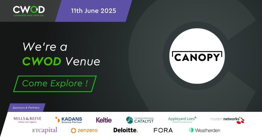 We are a Cambridge Wide Open Day venue