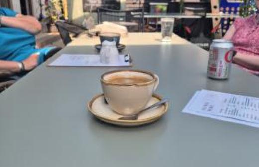 Coffee meeting with trusted training partners supporting SHE Does Safety clients
