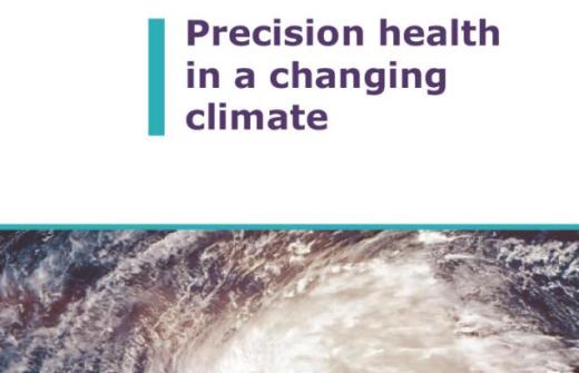 Cover of position statement on precision health and climate change