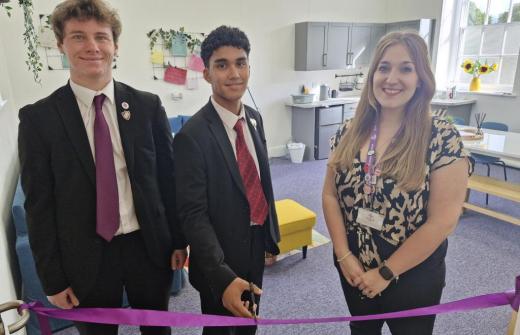 Student at Kimbolton launch new wellbeing room
