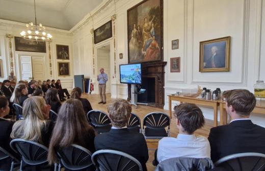 Professor Jamie Woodward at Kimbolton School