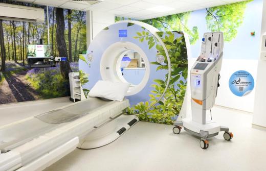 ACT supporters fund the vinyl wrap for Addenbrooke's first CT scanner