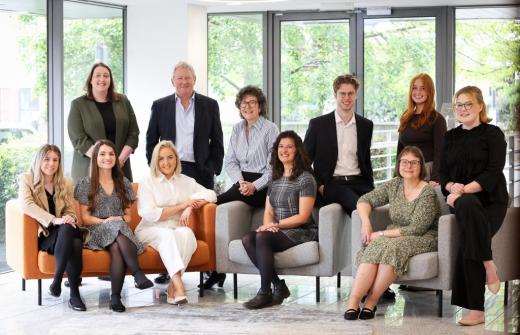 Howes Percival’s Agriculture team with Tim Ryan, next to Anna Spriggs.