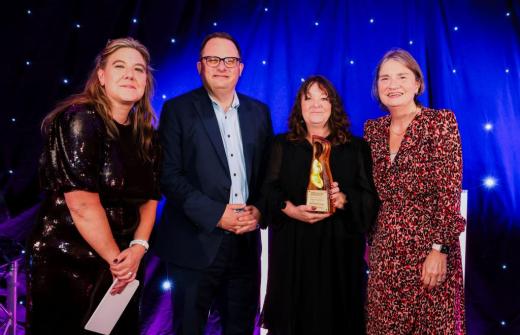 ARU team (4 people) at the Alliance Awards 