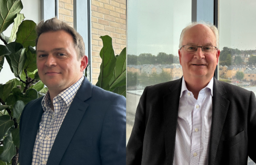 Birketts Partner Edward Auger and Legal Director David Roberts this month. 
