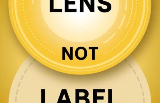 Lens not label book cover