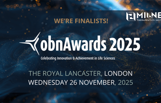 OBN Awards 2025 - Milner Therapeutics Institute are Finalists