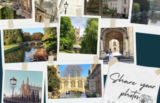 Collage of photos depicting Cambridge