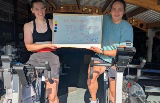 Cantabs Women's Senior Squad completes eight-hour fundraising fitness challenge for East Anglian Air Ambulance