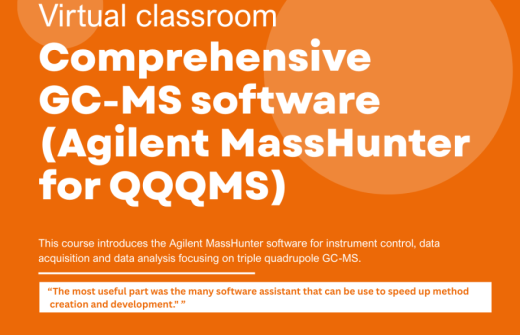 Comprehensive GC-MS software (Agilent MassHunter for QQQMS)