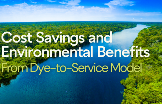 Cost Savings and Environmental Benefits from Dye-to-Service Model
