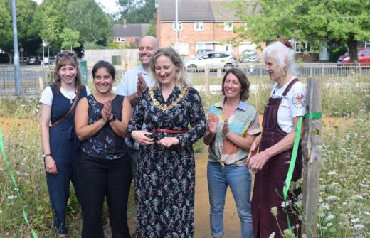 Mayor opening Barnwell Verge