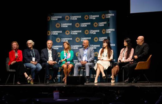 The Entrepreneurship Panel. (photo by Fatima Mian)