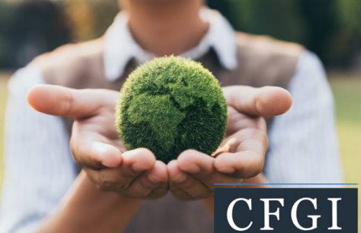 CFGI Logo with ESG graphic.