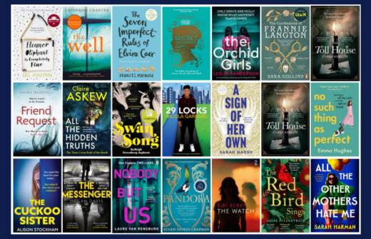 Collage of covers from Fiction Prize alumni published books