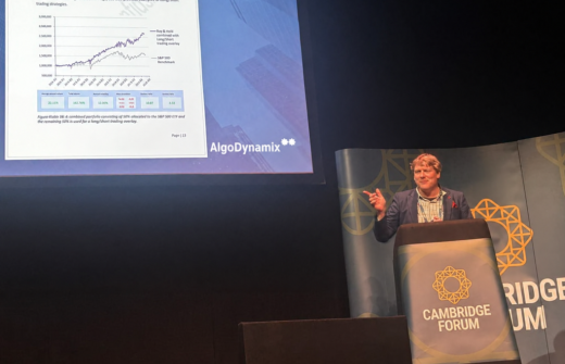  AlgoDynamix Jeremy Sosabowski, PhD at the Cambridge Forum launching their impact fund