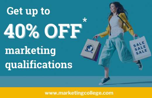 40% discount on marketing qualifications at Cambridge Marketing College