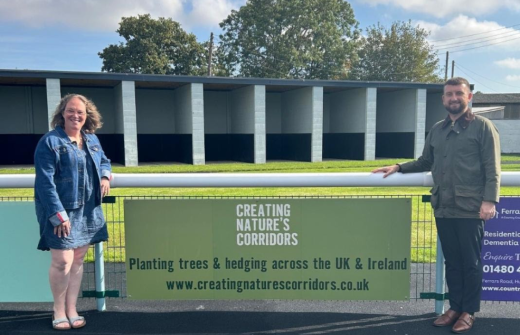 Photo of the charity founder and manager of Huntingdon Racecourse