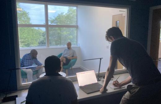 Springboard's Human Factors observation room