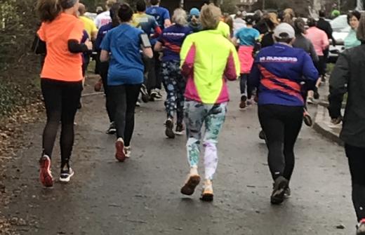 Runners at the Cogwheel Canter Running Festival
