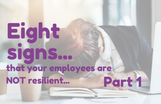 Eight Signs That You Employees Are Not Resilient: Number One - They struggle to handle challenges effectively.