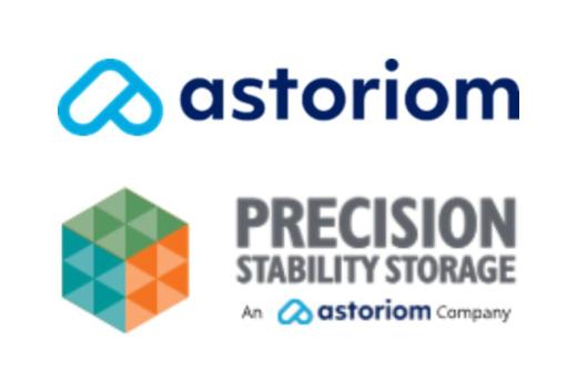 Astoriom  and Precision Stability Storage Logos