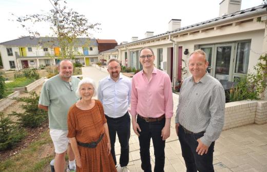 MP Visits Award-winning Almshouse Development