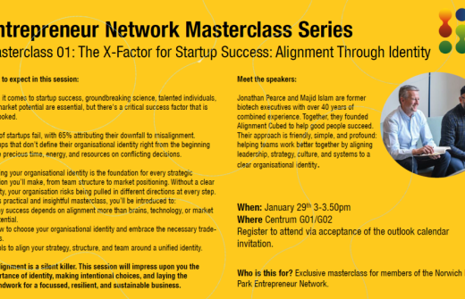 Copy of the invitation post circulated to members of the entrepreneur network