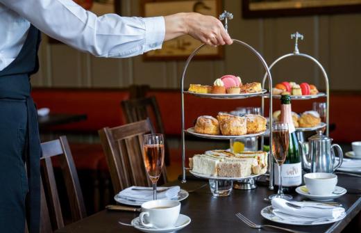 Afternoon tea at the University Arms Cambridge