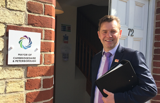 Dr Nik Johnson on the threshold of the Mayor's office